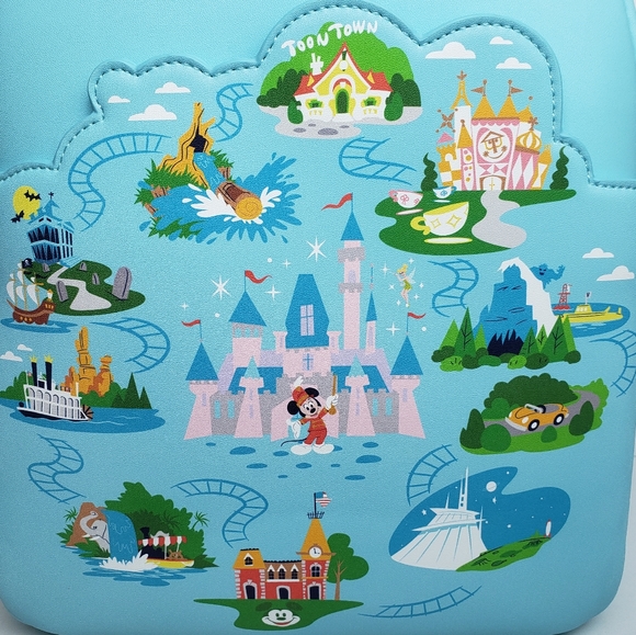 Loungefly Disneyland 65th Anniversary Convertible - Picture 8 of 15